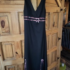 Black maxi dress